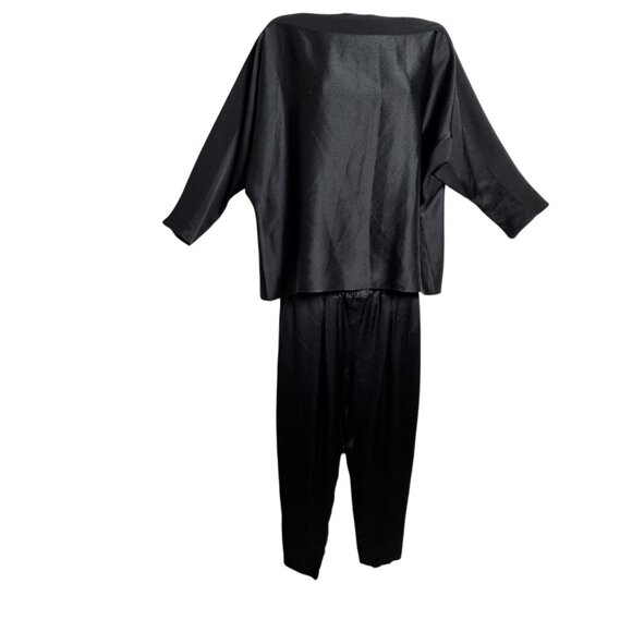 Rubin & Chapelle Pants - Rubin & Chapelle Black silk outfit womens size small pants and top